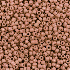 Rocailles 2mm fired brick brown, 10 gram
